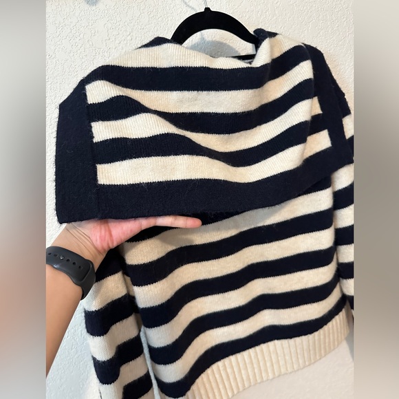 SOLD NWT ZARA STRIPED KNIT SWEATER XS - Picture 3 of 8